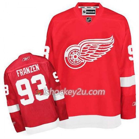 Reebok Mænd NHL Detroit Red Wings Trøje Johan Franzen #93 Hjemme Rød