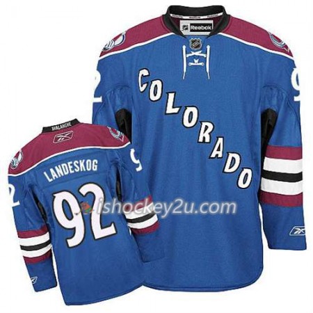 Reebok Mænd NHL Colorado Avalanche Trøje Gabriel Landeskog #92 Tredje Blå