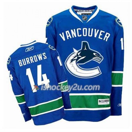 Reebok Mænd NHL Vancouver Canucks Trøje Alex Burrows #14 Hjemme Blå