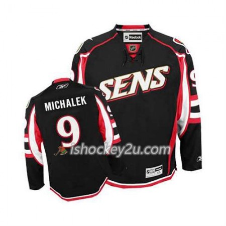 Reebok Mænd NHL Ottawa Senators Trøje Milan Michalek #9 Tredje Sort