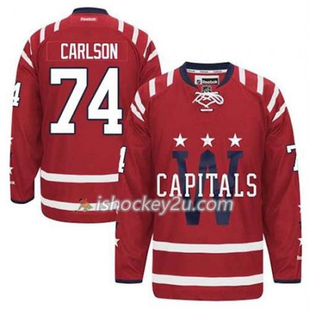 Reebok Mænd NHL Washington Capitals Trøje John Carlson #74 2015 Winter Classic Rød