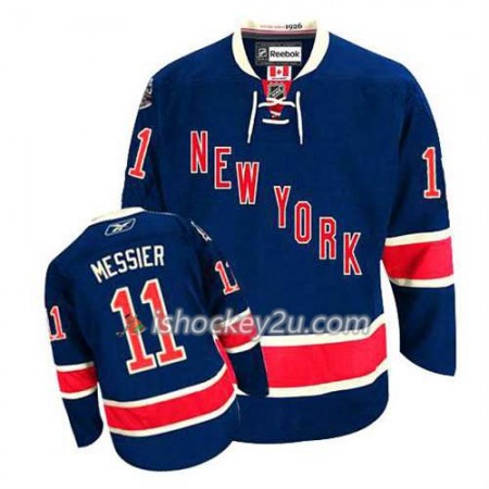 Reebok Mænd NHL New York Rangers Trøje Mark Messier #11 Tredje Blå