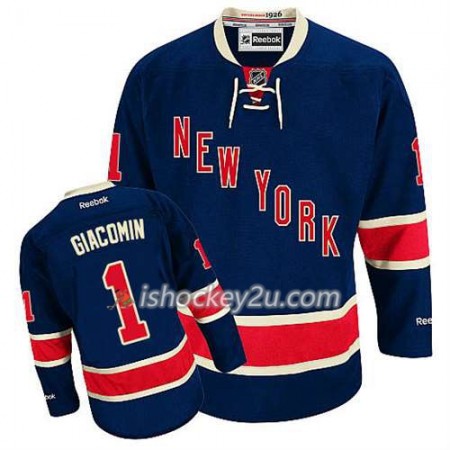 Reebok Mænd NHL New York Rangers Trøje Eddie Giacomin #1 Tredje Blå