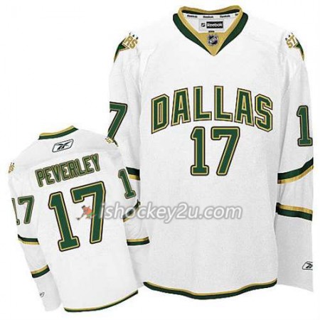 Reebok Mænd NHL Dallas Stars Trøje Rich Peverley #17 Tredje Hvid