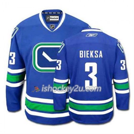 Reebok Mænd NHL Vancouver Canucks Trøje Kevin Bieksa #3 Tredje Blå