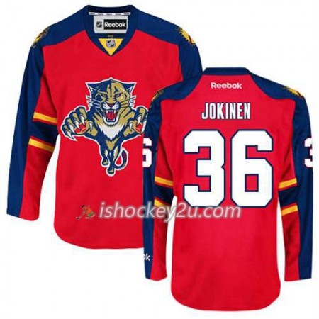 Reebok Mænd NHL Florida Panthers Trøje Jussi Jokinen #36 Hjemme Rød