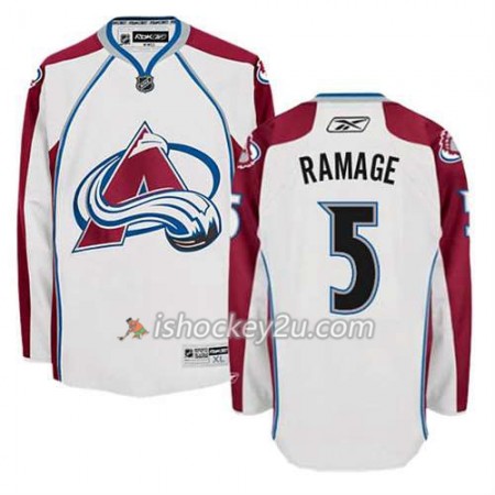 Reebok Mænd NHL Colorado Avalanche Trøje Rob Ramage #5 Udebane Hvid