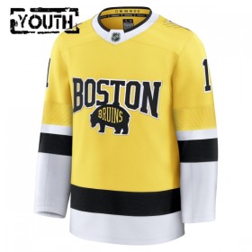 Børn NHL Boston Bruins Trøje Fanatics NHL Stadium Series Premium Jeremy Swayman 2025-26 Gold
