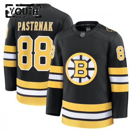Børn NHL Boston Bruins Trøje Fanatics Premium David Pastrnak 2025-26 Sort Hjemme