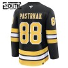 Børn NHL Boston Bruins Trøje Fanatics Premium David Pastrnak 2025-26 Sort Hjemme