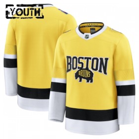 Børn NHL Boston Bruins Trøje Tilpasset Fanatics NHL Stadium Series Premium 2025-26 Gold