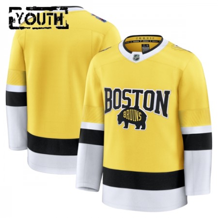 Børn NHL Boston Bruins Trøje Tilpasset Fanatics NHL Stadium Series Premium 2025-26 Gold