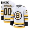 Børn NHL Boston Bruins Trøje Tilpasset Fanatics Premium 2025-26 Hvid Udebane