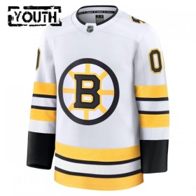 Børn NHL Boston Bruins Trøje Tilpasset Fanatics Premium 2025-26 Hvid Udebane