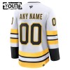 Børn NHL Boston Bruins Trøje Tilpasset Fanatics Premium 2025-26 Hvid Udebane