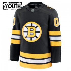 Børn NHL Boston Bruins Trøje Tilpasset Fanatics Premium 2025-26 Sort Hjemme