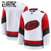 Børn NHL Carolina Hurricanes Trøje Tilpasset Fanatics Premium 2025-26 Hvid Udebane