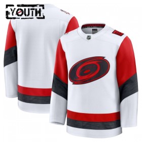 Børn NHL Carolina Hurricanes Trøje Tilpasset Fanatics Premium 2025-26 Hvid Udebane