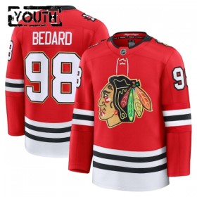 Børn NHL Chicago Blackhawks Trøje Fanatics Centennial Premium Connor Bedard 2025-26 Rød