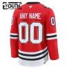 Børn NHL Chicago Blackhawks Trøje Tilpasset Fanatics Centennial Premium 2025-26 Rød