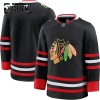 Børn NHL Chicago Blackhawks Trøje Tilpasset Fanatics Premium 2025-26 Sort Tredje