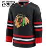 Børn NHL Chicago Blackhawks Trøje Tilpasset Fanatics Premium 2025-26 Sort Tredje