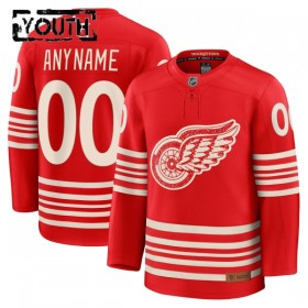 Børn NHL Detroit Red Wings Trøje Tilpasset Fanatics Centennial Premium 2025-26 Rød