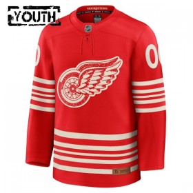 Børn NHL Detroit Red Wings Trøje Tilpasset Fanatics Centennial Premium 2025-26 Rød