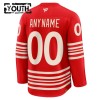 Børn NHL Detroit Red Wings Trøje Tilpasset Fanatics Centennial Premium 2025-26 Rød