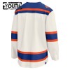 Børn NHL Edmonton Oilers Trøje Tilpasset Fanatics Premium 2025-26 Hvid Tredje