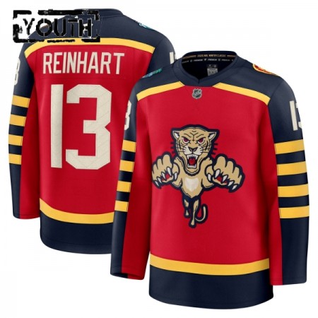 Børn NHL Florida Panthers Trøje Fanatics Premium Sam Reinhart 2025-26 Rød Winter Classic