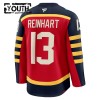 Børn NHL Florida Panthers Trøje Fanatics Premium Sam Reinhart 2025-26 Rød Winter Classic
