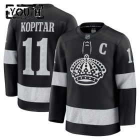 Børn NHL Los Angeles Kings Trøje Fanatics Premium Anze Kopitar 2025-26 Sort Tredje