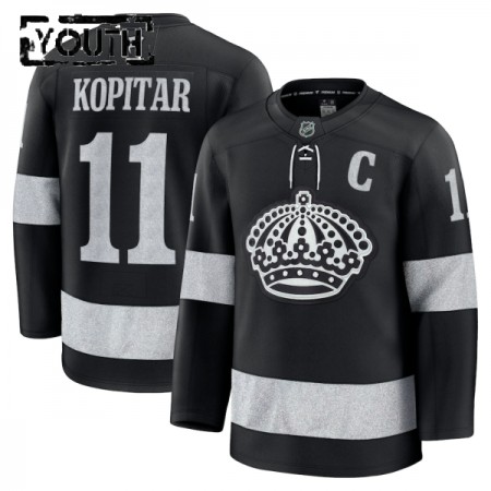 Børn NHL Los Angeles Kings Trøje Fanatics Premium Anze Kopitar 2025-26 Sort Tredje