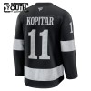 Børn NHL Los Angeles Kings Trøje Fanatics Premium Anze Kopitar 2025-26 Sort Tredje