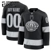 Børn NHL Los Angeles Kings Trøje Tilpasset Fanatics Premium 2025-26 Sort Tredje