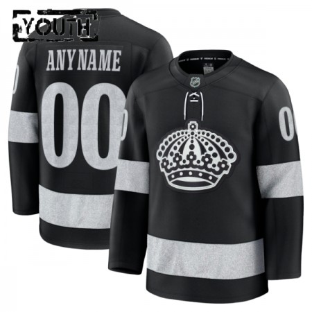 Børn NHL Los Angeles Kings Trøje Tilpasset Fanatics Premium 2025-26 Sort Tredje