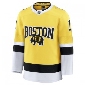 Mænd NHL Boston Bruins Trøje Fanatics NHL Stadium Series Premium Jeremy Swayman 2025-26 Gold