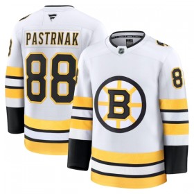 Mænd NHL Boston Bruins Trøje Fanatics Premium David Pastrnak 2025-26 Hvid Udebane