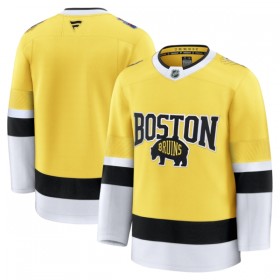 Mænd NHL Boston Bruins Trøje Tilpasset Fanatics NHL Stadium Series Premium 2025-26 Gold