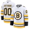 Mænd NHL Boston Bruins Trøje Tilpasset Fanatics Premium 2025-26 Hvid Udebane