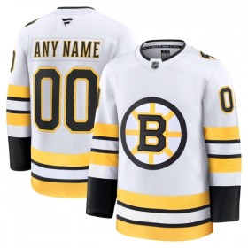 Mænd NHL Boston Bruins Trøje Tilpasset Fanatics Premium 2025-26 Hvid Udebane