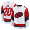 Mænd NHL Carolina Hurricanes Trøje Fanatics Premium Sebastian Aho 2025-26 Hvid Udebane