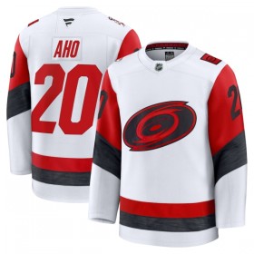 Mænd NHL Carolina Hurricanes Trøje Fanatics Premium Sebastian Aho 2025-26 Hvid Udebane