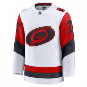 Mænd NHL Carolina Hurricanes Trøje Fanatics Premium Sebastian Aho 2025-26 Hvid Udebane