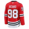 Mænd NHL Chicago Blackhawks Trøje Fanatics Centennial Premium Connor Bedard 2025-26 Rød