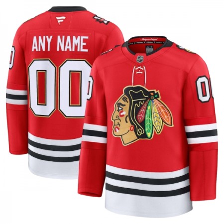 Mænd NHL Chicago Blackhawks Trøje Tilpasset Fanatics Centennial Premium 2025-26 Rød
