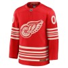Mænd NHL Detroit Red Wings Trøje Tilpasset Fanatics Centennial Premium 2025-26 Rød