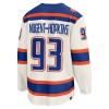 Mænd NHL Edmonton Oilers Trøje Fanatics Premium Ryan Nugent-Hopkins 2025-26 Hvid Tredje