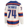 Mænd NHL Edmonton Oilers Trøje Fanatics Premium Stuart Skinner 2025-26 Hvid Tredje